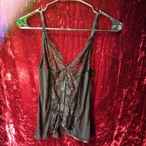 Black Lace Goth Cami